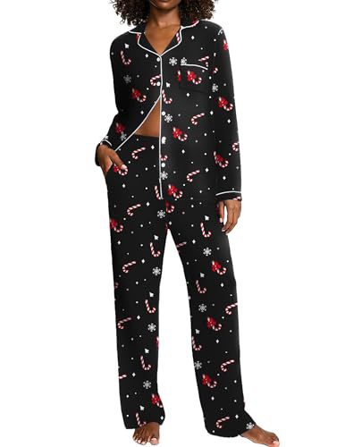 Women's Cuban Collar Printed Long Sleeve Shirt Set Casual Minimalist