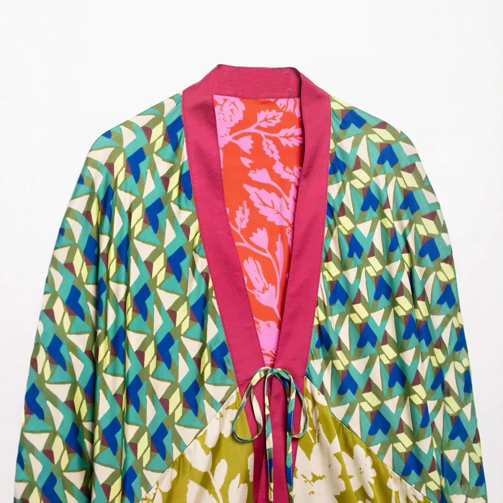 Printed Vacation Shirt and Midi Skirt Set
