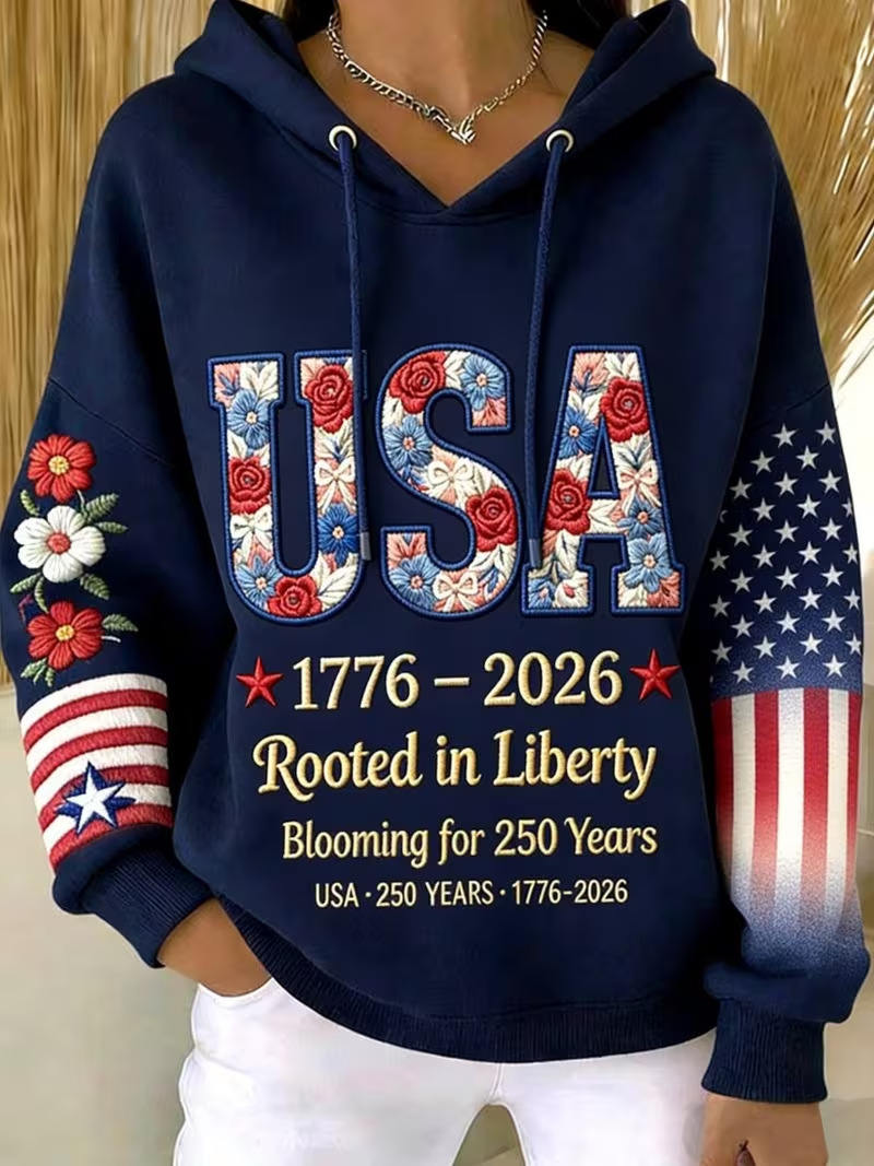 Women's Casual Graphic Print Hoodie