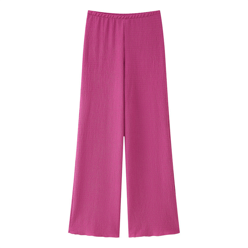 Women's Asymmetrical Halter Top and Pants Set