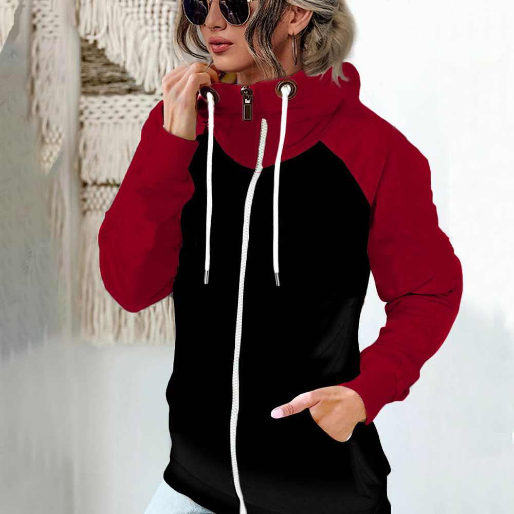 Women's Fleece-Lined Pullover Hoodie Plus Size Loose Fit