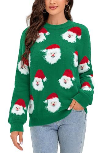 Women's Christmas Snowman Print Crewneck Sweatshirt