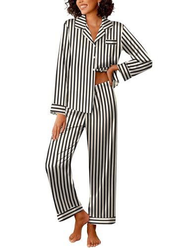 Women's Cuban Collar Zebra Print Long Sleeve Shirt Set