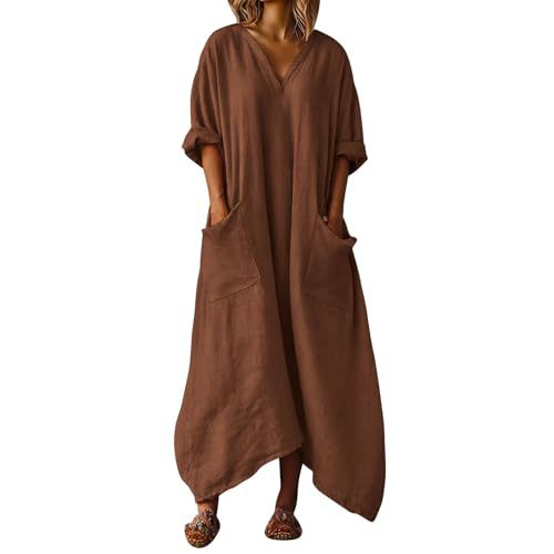 Women's Minimalist Solid Color Elegant Casual A-Line Dress