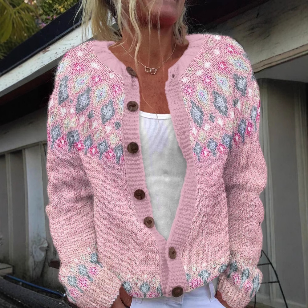 Women's Colorblock Open-Front Cardigan Sweater