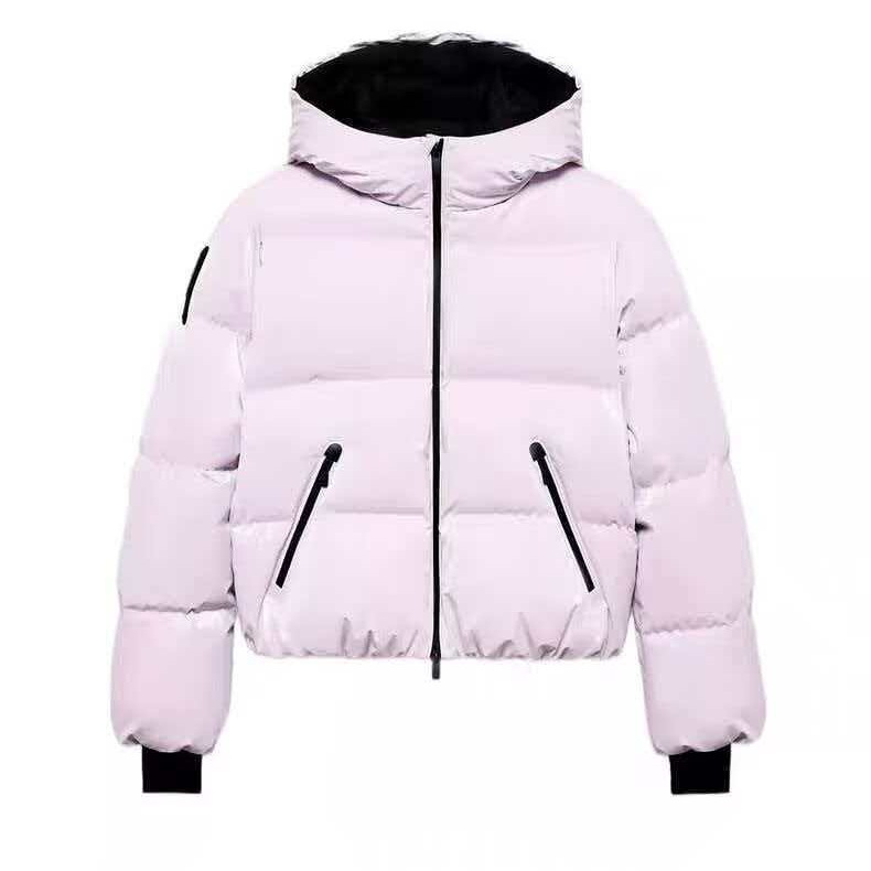 Women's Hooded Zip Puffer Ski Jacket and Pants Set