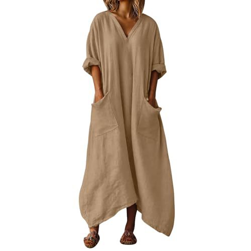 Women's Minimalist Solid Color Elegant Casual A-Line Dress