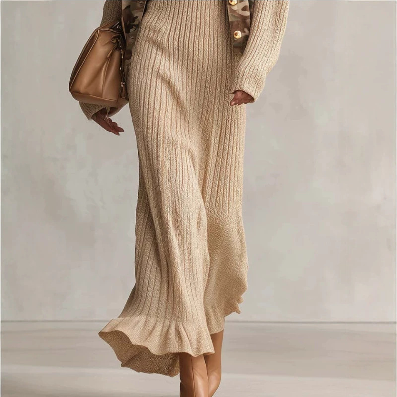 Elegant Sleeveless Crewneck Bodycon Maxi Dress