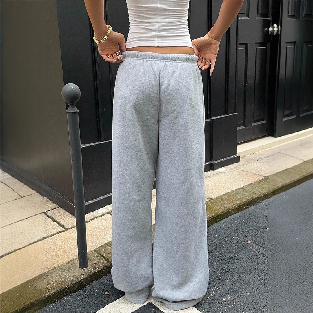 Women's Vintage Low-Rise Relaxed Sweatpants with Drape