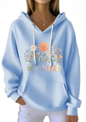 Women's Floral Print Casual Hoodie