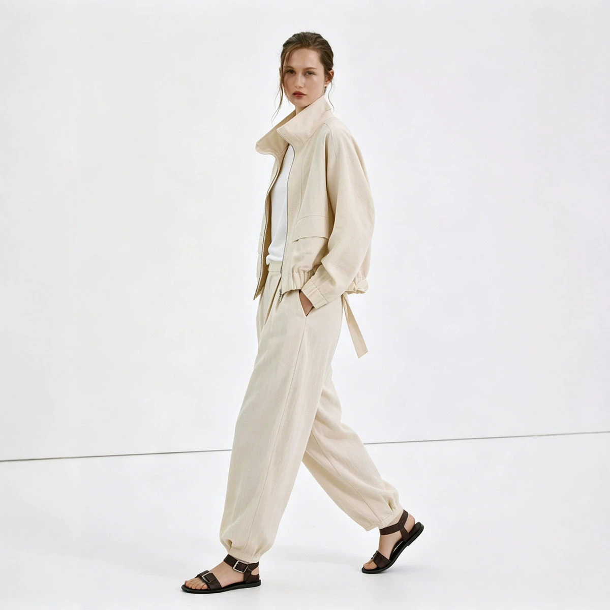 Women's Casual Two-Piece Sweater and Pants Set