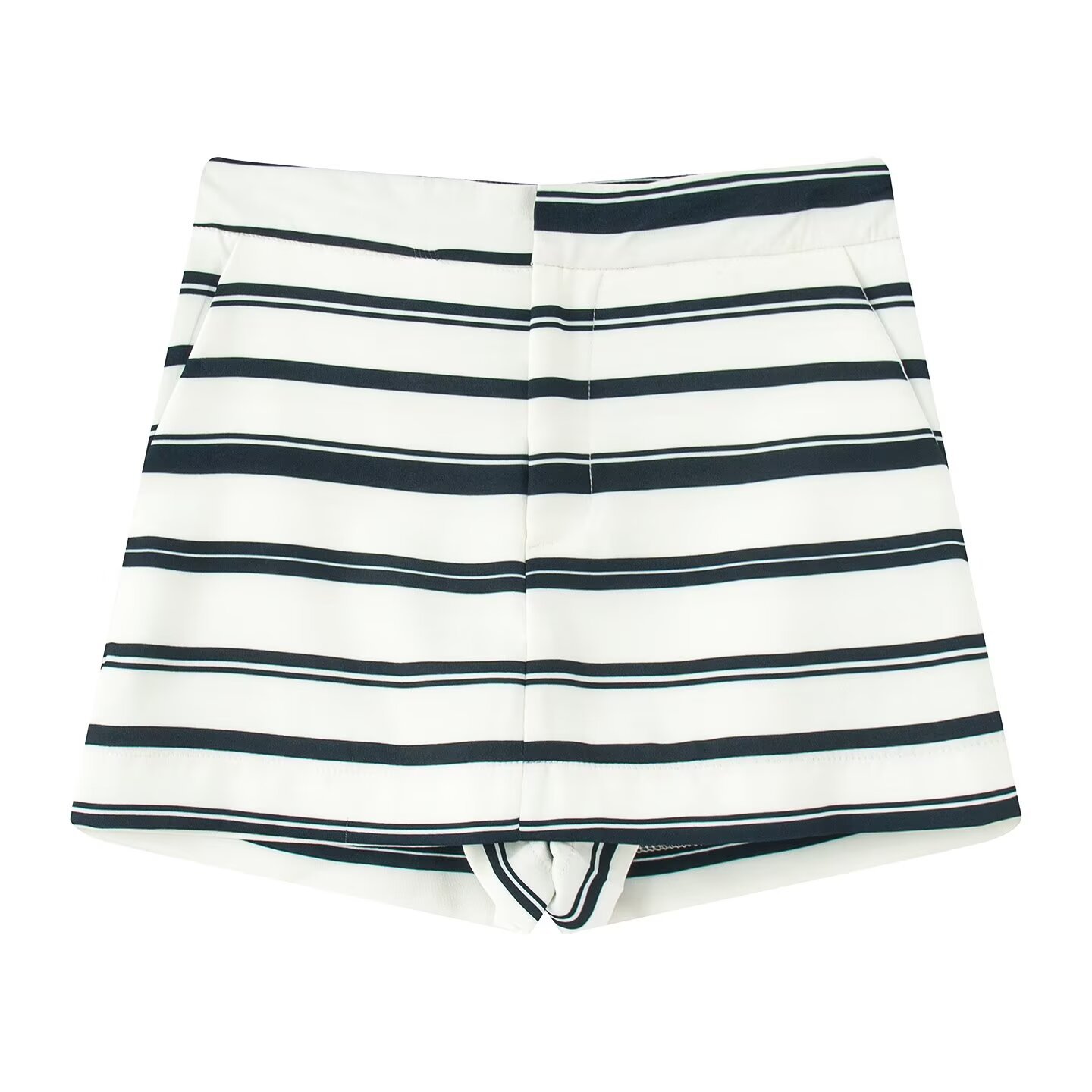 Striped Color-Block Short Sleeve Top and Skirt Set