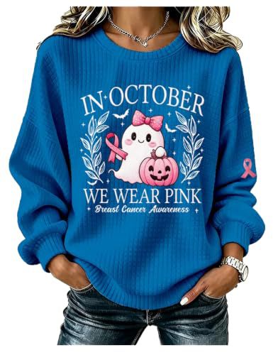 Women's Pumpkin Ribbon Halloween Print Casual Sweatshirt