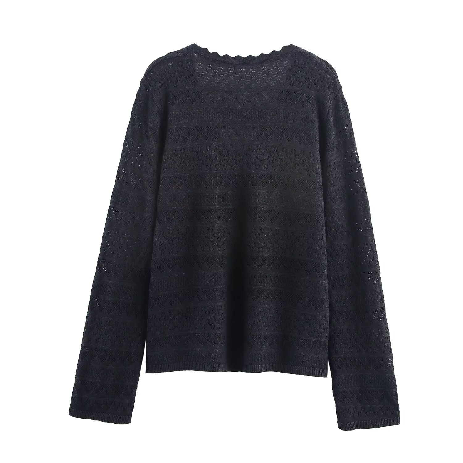 Women's Tie-Front Cardigan and Midi Skirt Knit Set