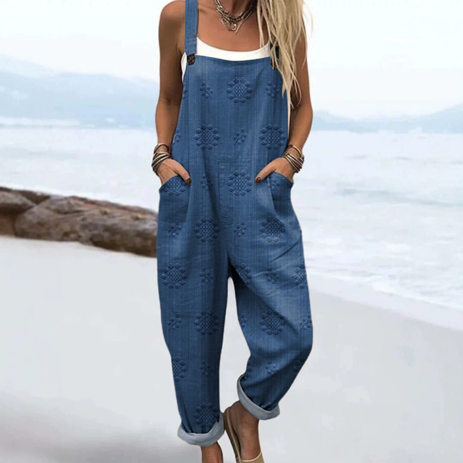 Women's Retro Solid Color Casual Midi Dress