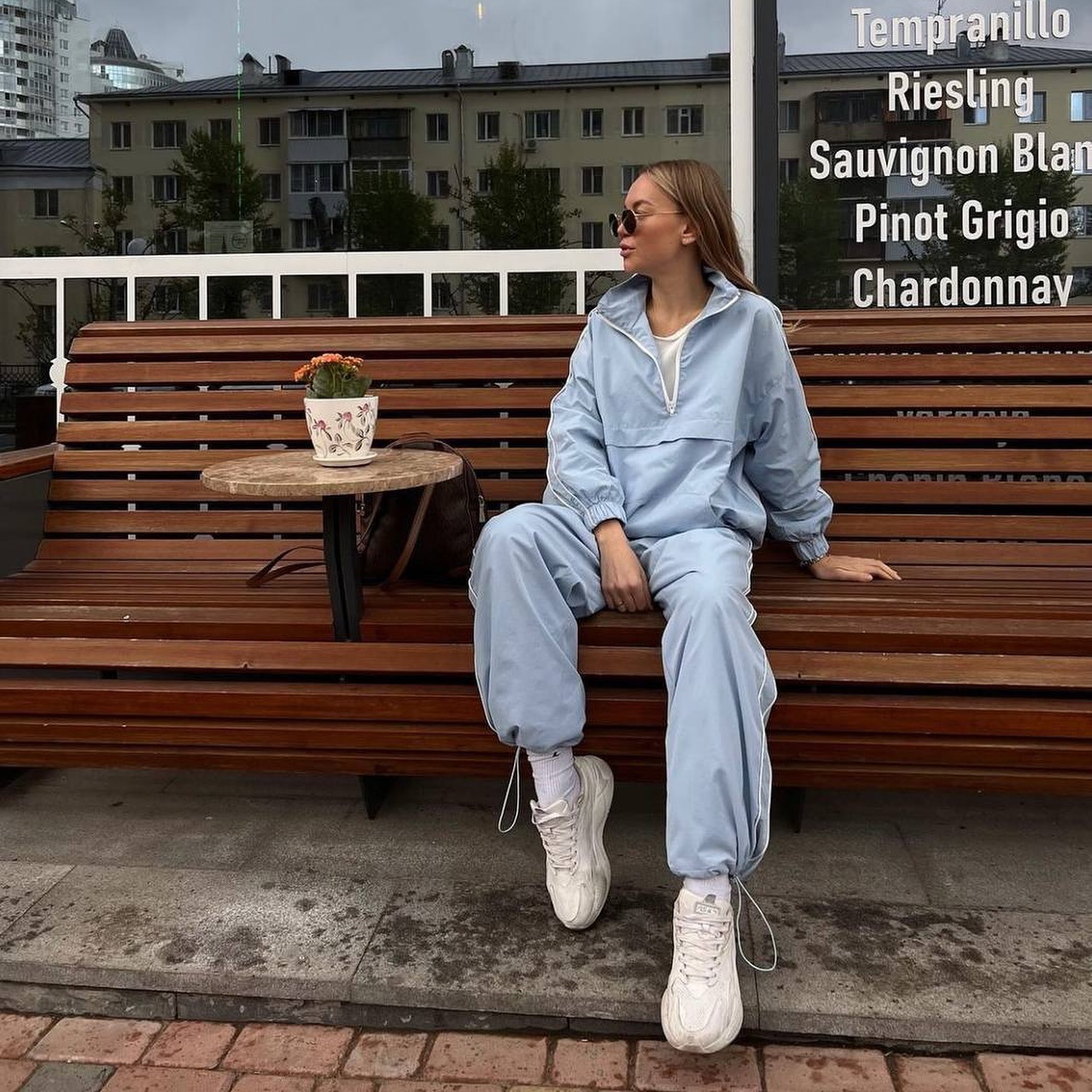 Women's Striped Long Sleeve Zip Hoodie and Pants Set