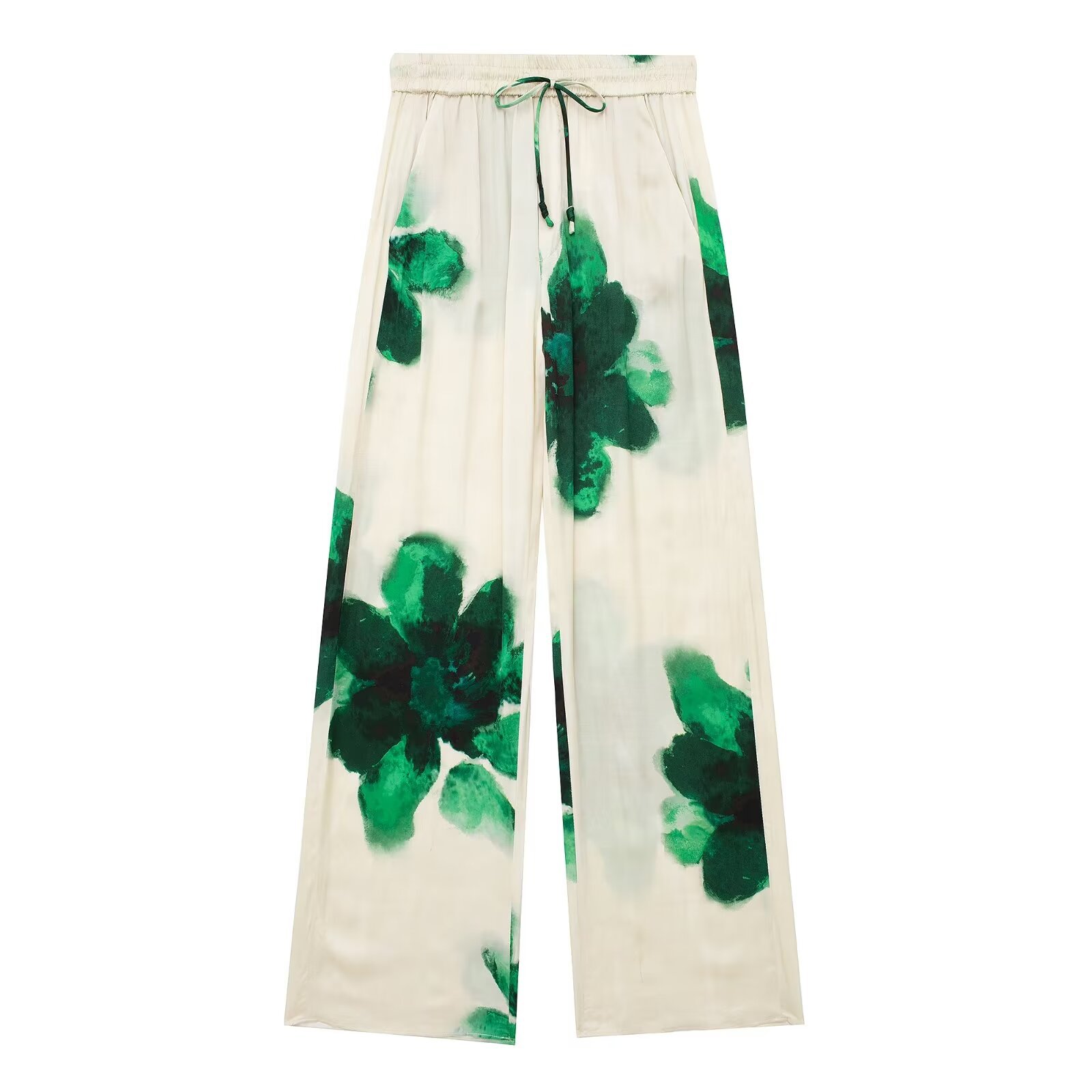 Women's Printed Drapey Shirt and Pants Set