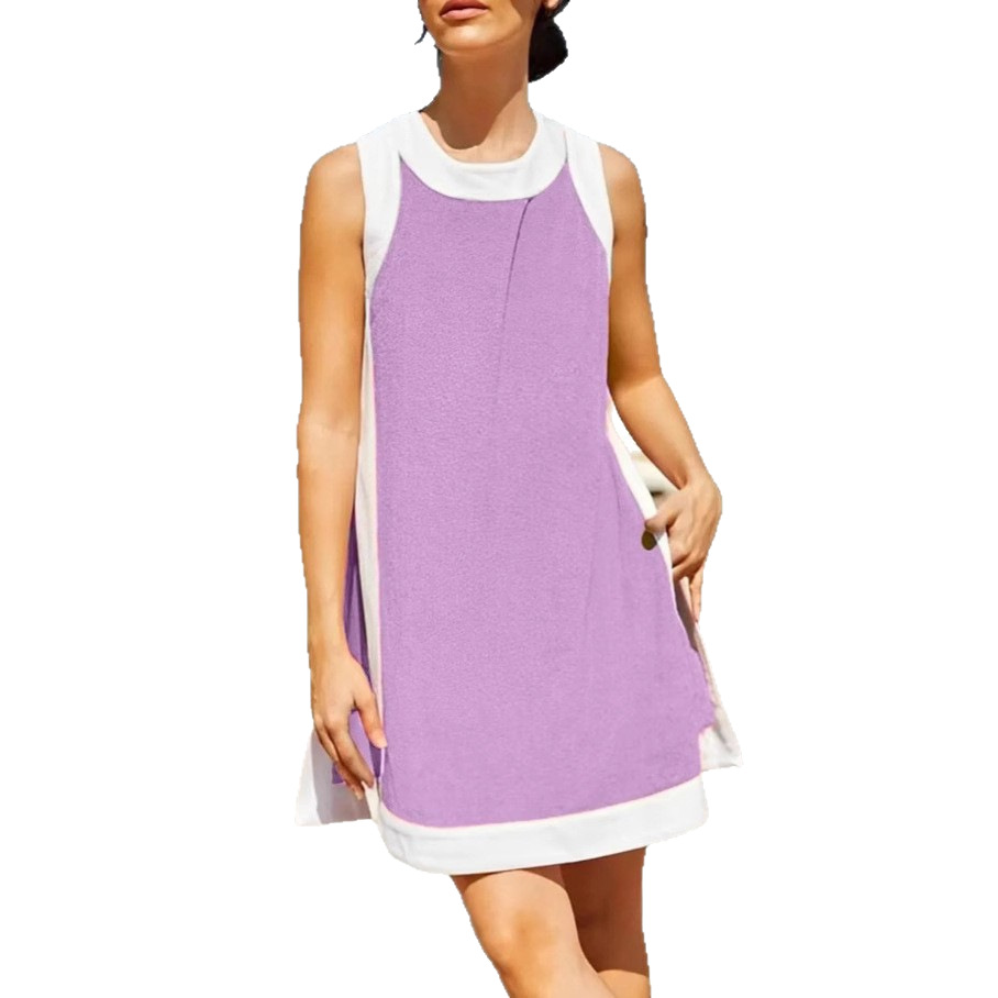 Women's Colorblock Sleeveless Top and Shorts Set
