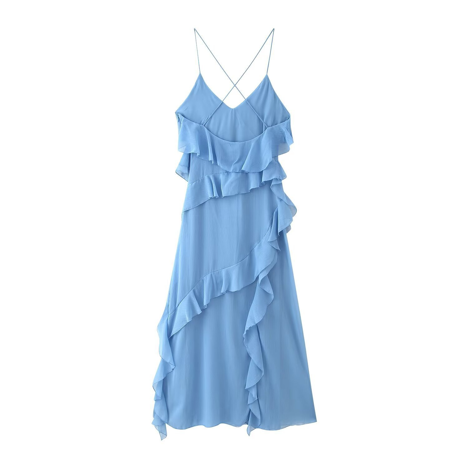 Women's Layered Cami Dress with Tie Detail