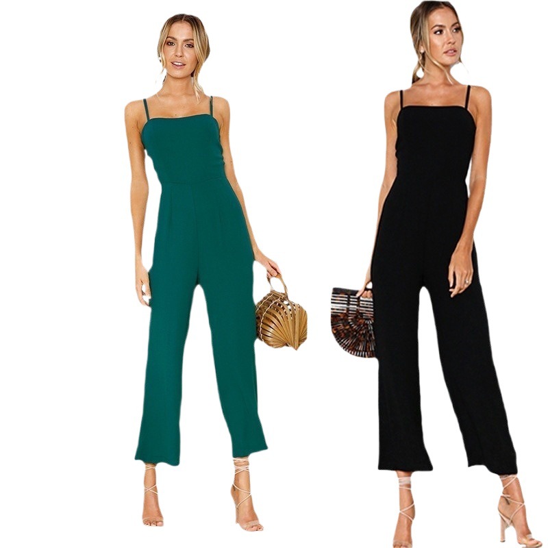 Women's Urban Casual Two-Piece Pants Set Sleeveless T-Shirt Solid Color