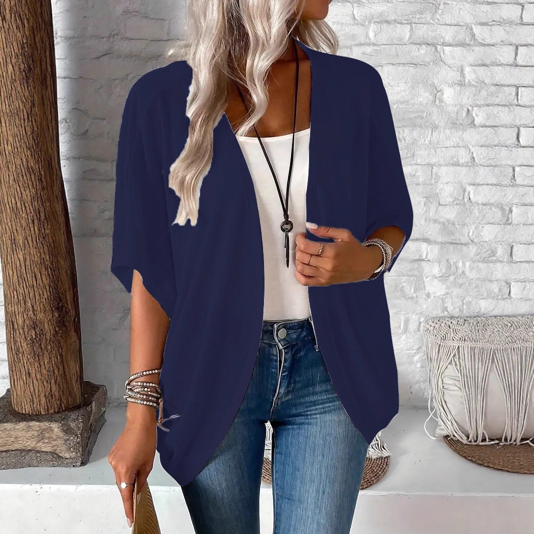 Women's Plus Size Knit Cardigan Long Sleeve Casual