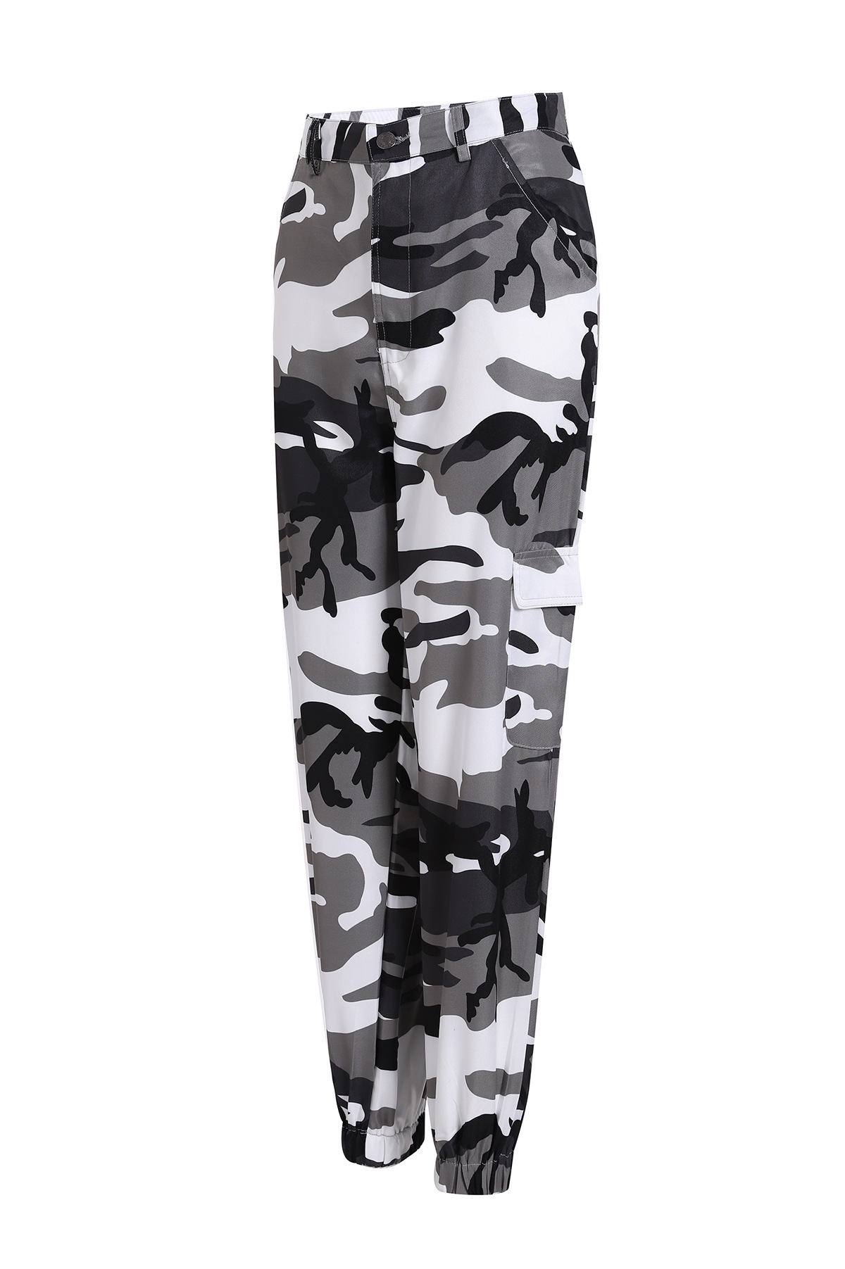 Camouflage Cargo Denim Harem Pants