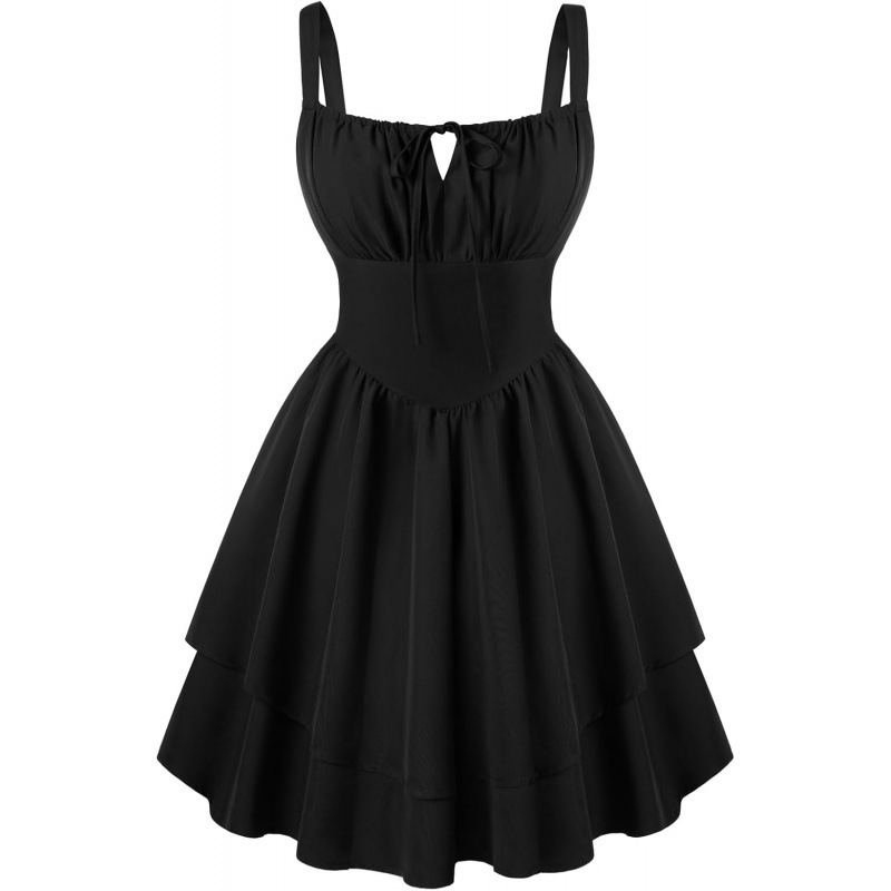 Sexy Tie-Strap Cami Dress Women's Summer Fashion