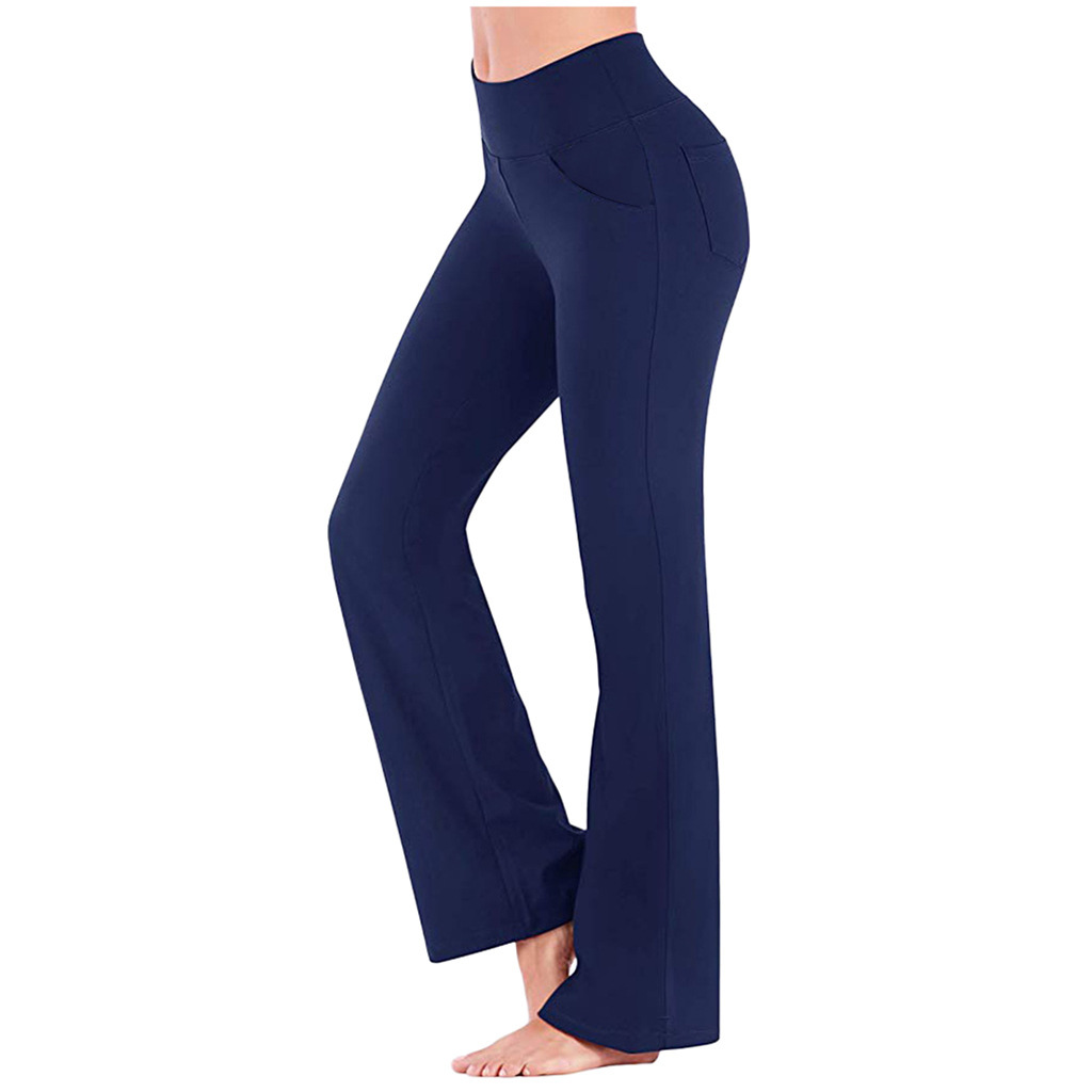 High-Waisted Flare Wide-Leg Yoga Pants for Women Casual