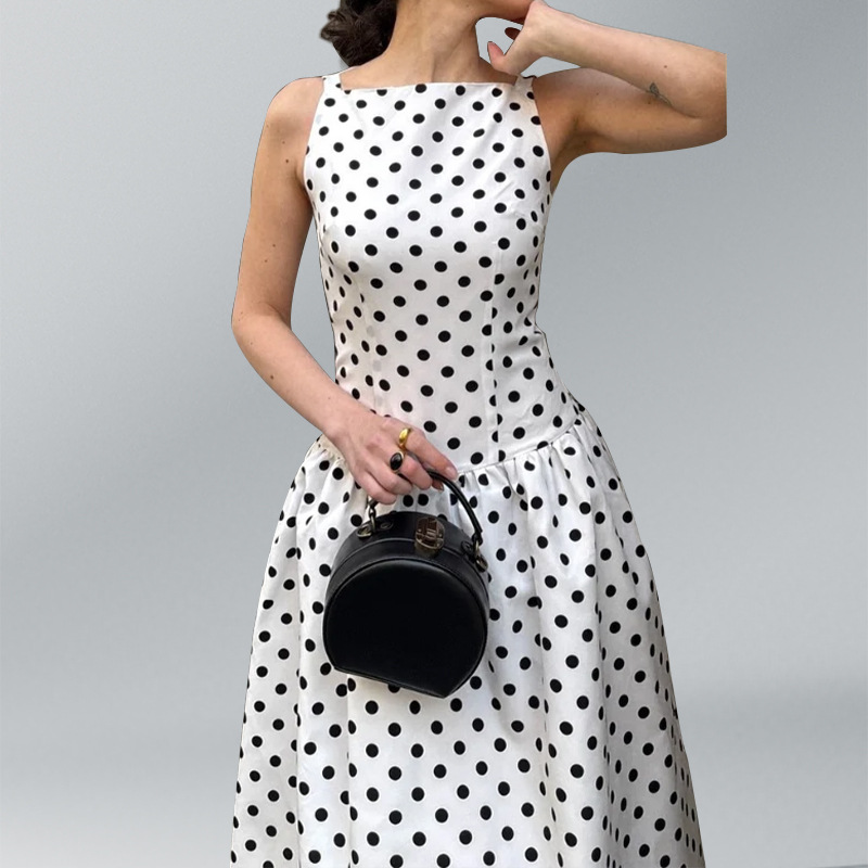 Women's Halter Neck Midi Dress for Beach Vacation
