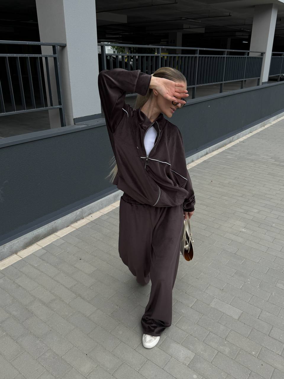 Women's Casual Zip-Up Cardigan and Pants Two-Piece Set