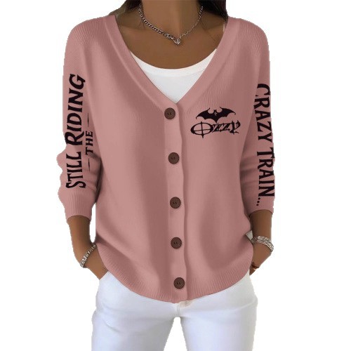 Casual Long-Sleeve Open-Front Cardigan Sweater