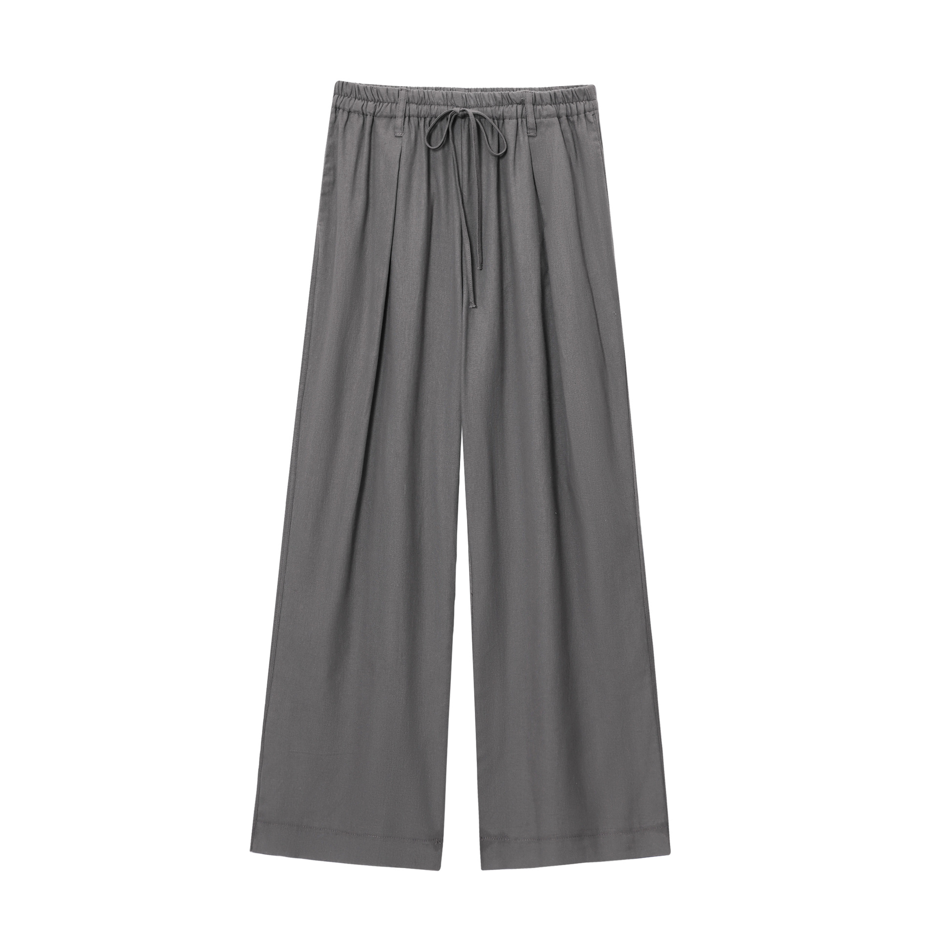Asymmetric Kimono-Style Wide-Leg Pants Set