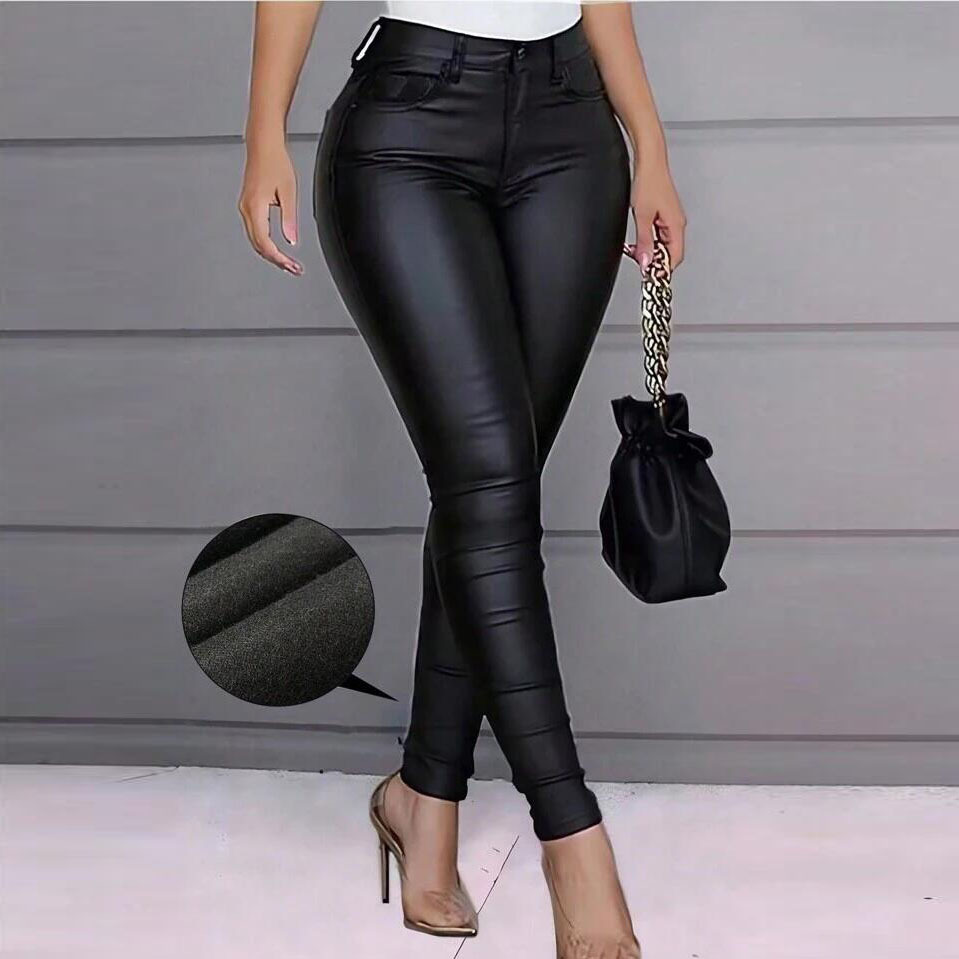 Women's Slim Fit Ponte Pants with Pockets