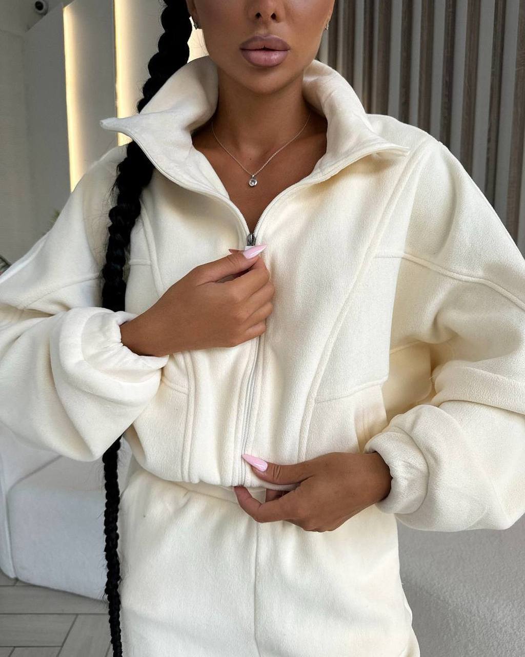 Women's Long Sleeve Open Front Cardigan and Pants Set Casual Sporty Two-Piece Outfit