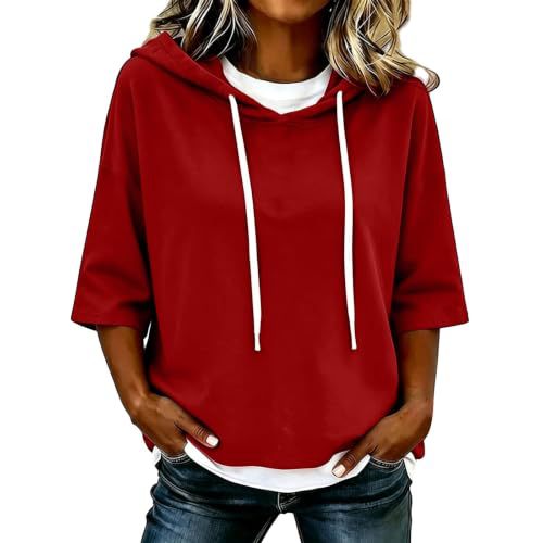 Women's Solid Print Casual Hoodie