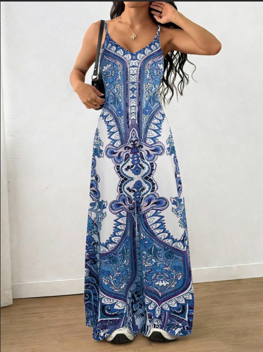 Women's Sleeveless Wide-Leg Jumpsuit with Cinched Waist