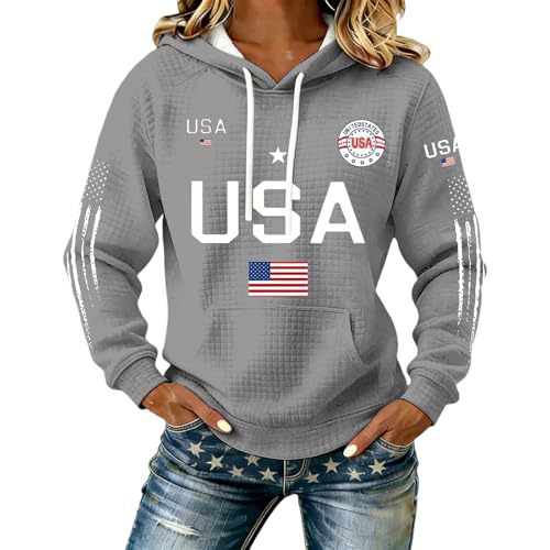 Women's Star Print Casual Hoodie