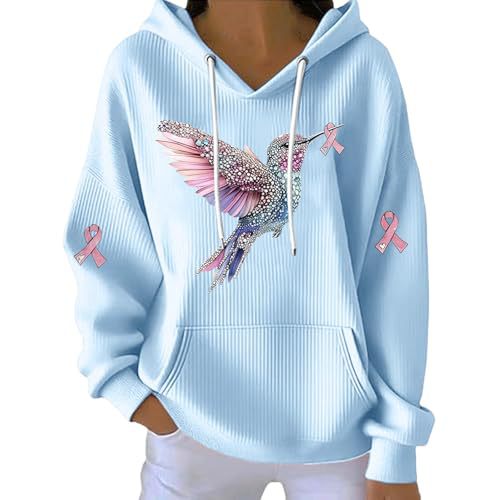 Women's Ribbon Wings Animal Print Hoodie