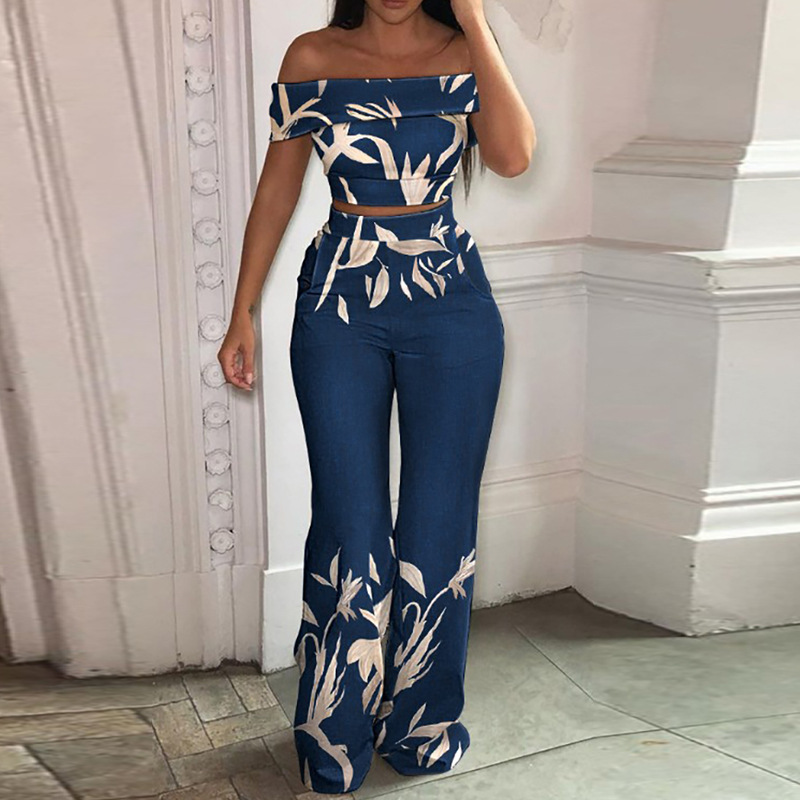 Women's Two-Piece Printed Set Casual Daily Outfit