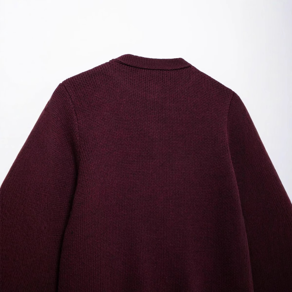 Gold Button Short Knit Cardigan Sweater Coat
