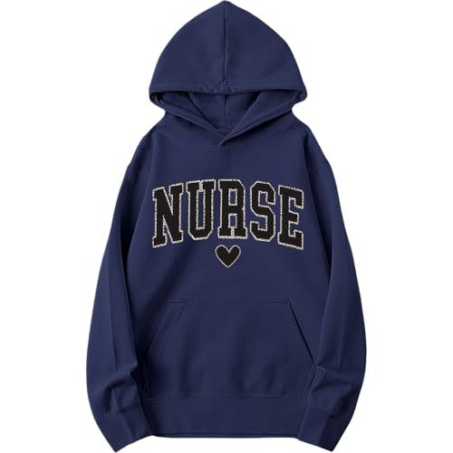 Women's Nurse Heart Print Casual Sweatshirt