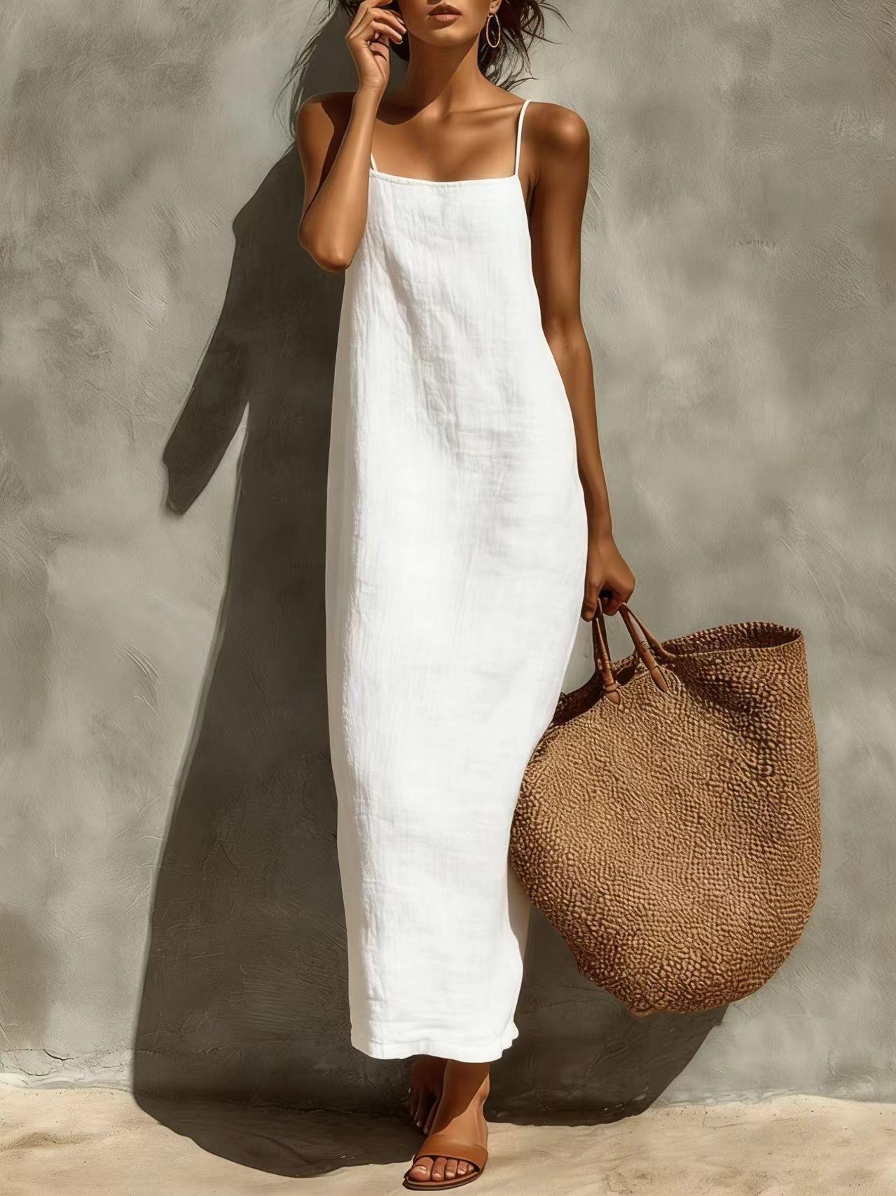 Bohemian Square Neck Cami Dress