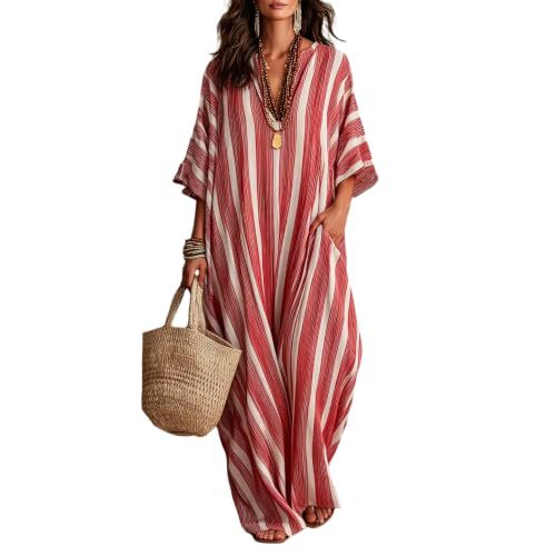 Women's Elegant Print Casual Dress with 3D Pattern, Deep V-Neck, Mid-Length, Polyester