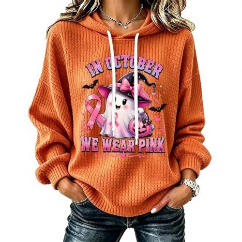 Women's Pumpkin Shadow Halloween Print Casual Sweatshirt