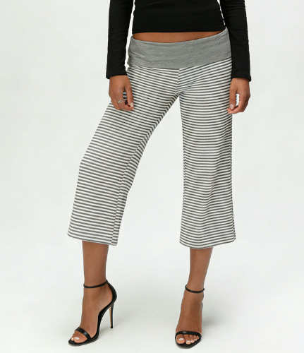 Women's Casual Capri Pants Loose Fit Polyester