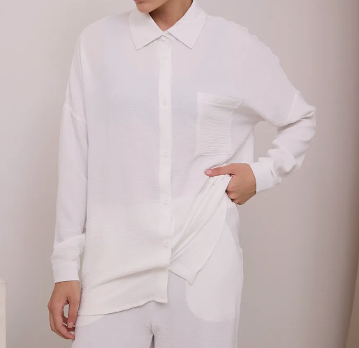 Women's Solid Color Cardigan and Wide-Leg Pants Set with Pockets