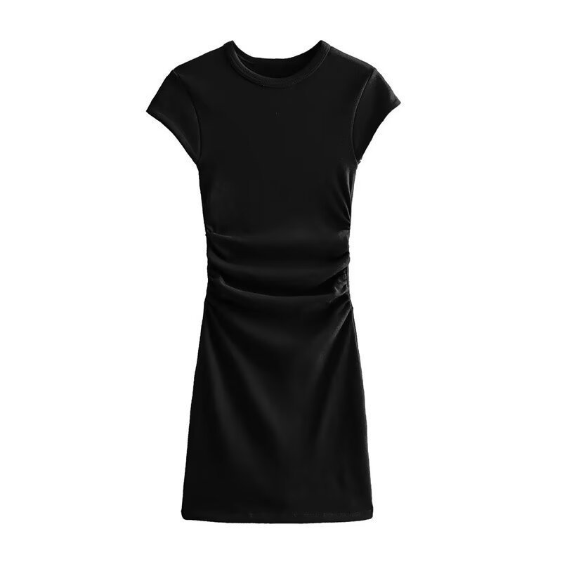 Women's Round Neck Slim Fit Knit Dress