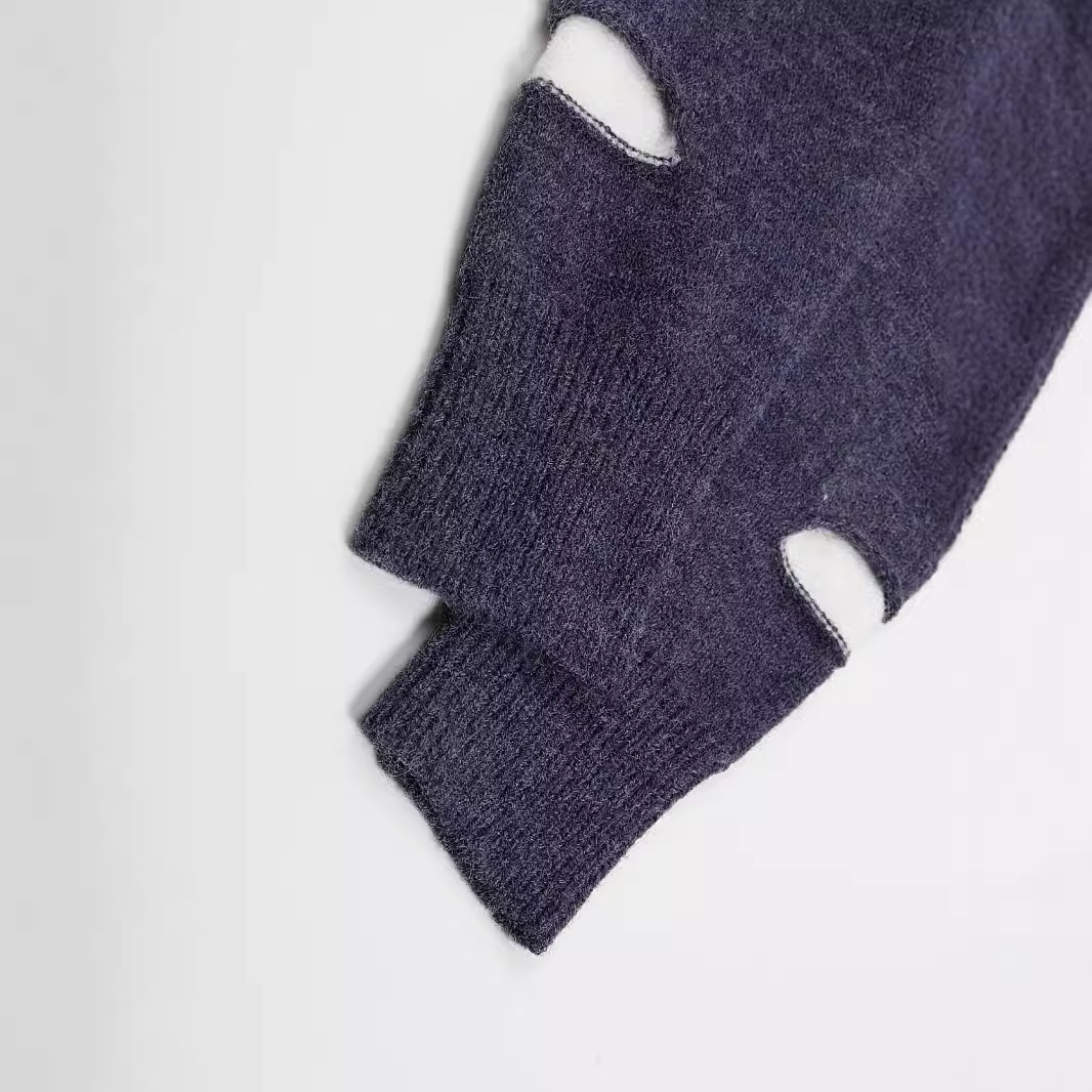 Retro Lazy Cloud Pattern Wool Knit Sweater Women's Loose Pullover