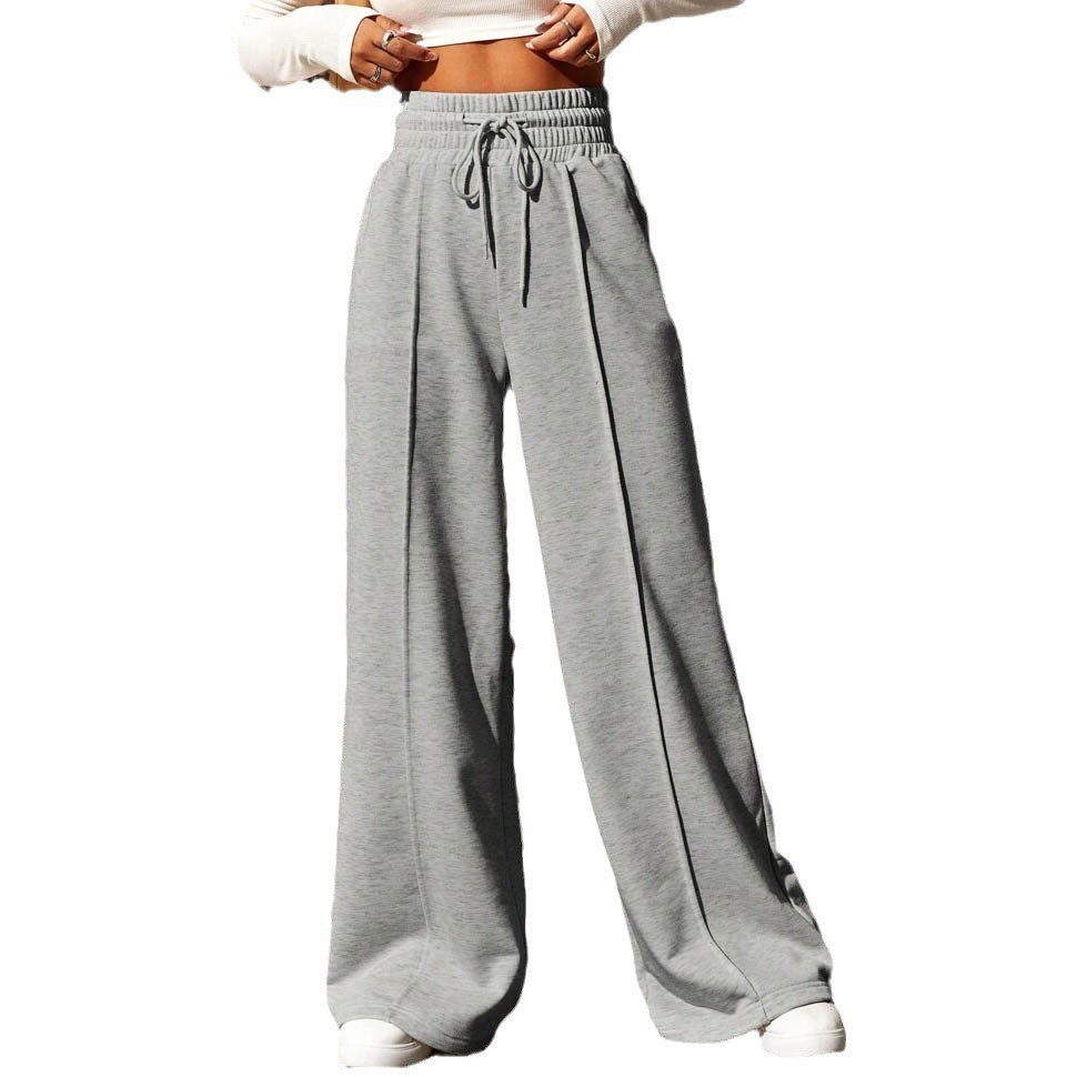 Women's Straight-Leg Sweatpants Loose Wide-Leg Casual Dance Pants