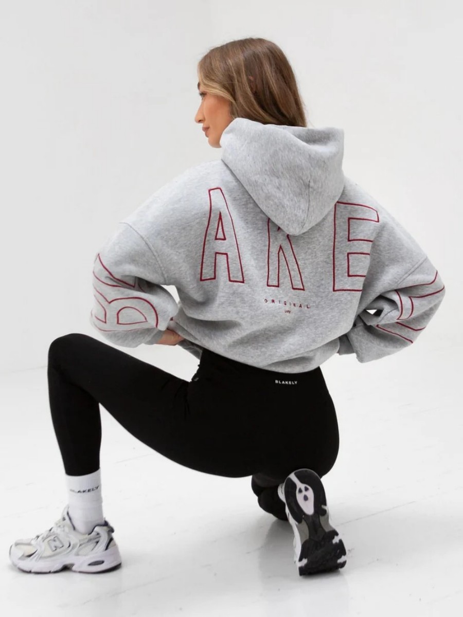 Women's Letter Print Hooded Sweatshirt